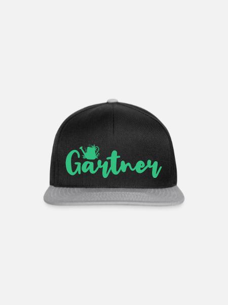 Gärtner - Snapback Cap - Schwarz/Grau