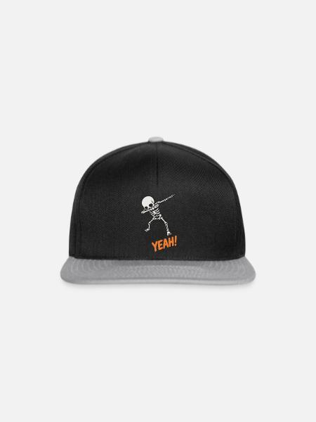 Halloween Skelett Boo yeah  - Snapback Cap - 