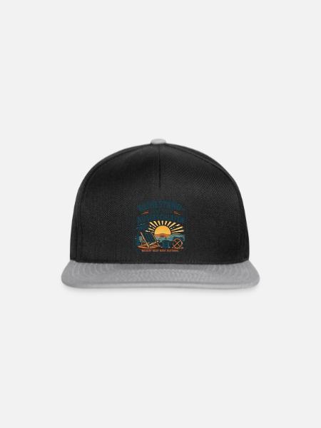 Ruhestand – Jetzt wird Ausgeschlafen - Snapback Cap - Schwarz/Grau