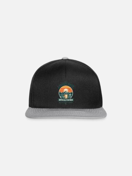 Legende Seit Ruhestand Officially Retired - Snapback Cap - Schwarz/Grau