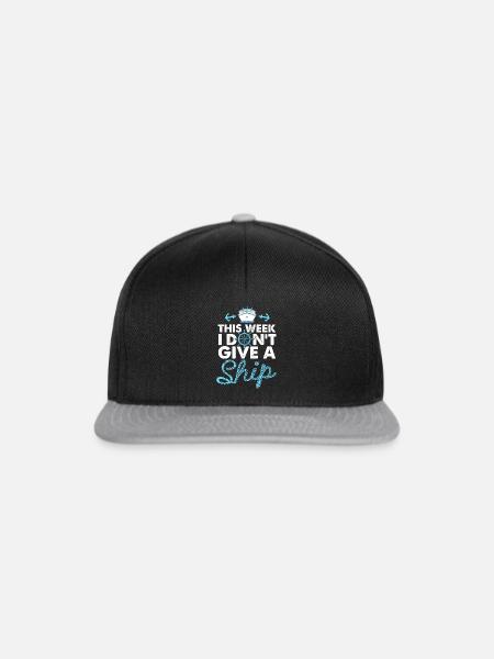 Kreuzfahrtschiff Kreuzfahrt - Snapback Cap - Schwarz/Grau