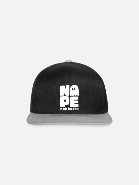 Geist – Nope Not Today - Snapback Cap - Schwarz/Grau