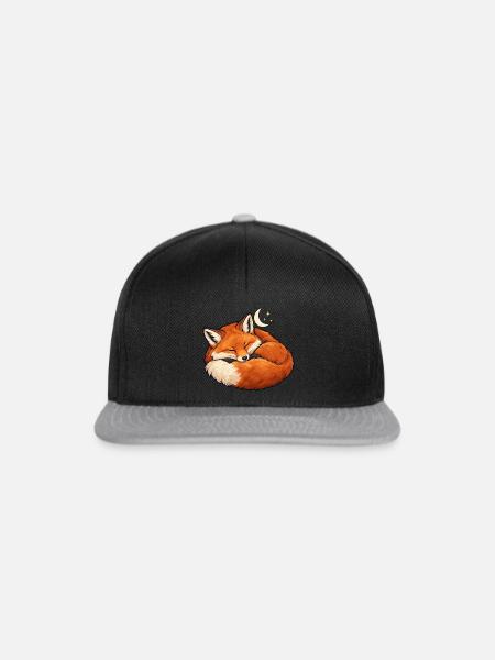 Schlafender Fuchs Mondtraum - Snapback Cap -