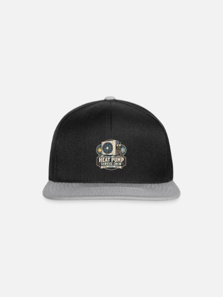 Heat Pump Service Crew Wärmepumpe - Snapback Cap - Schwarz/Grau