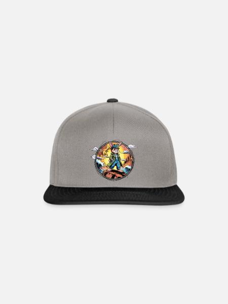 Käpt’n Hoppel Piratenabenteuer - Snapback Cap - Graphit/Schwarz