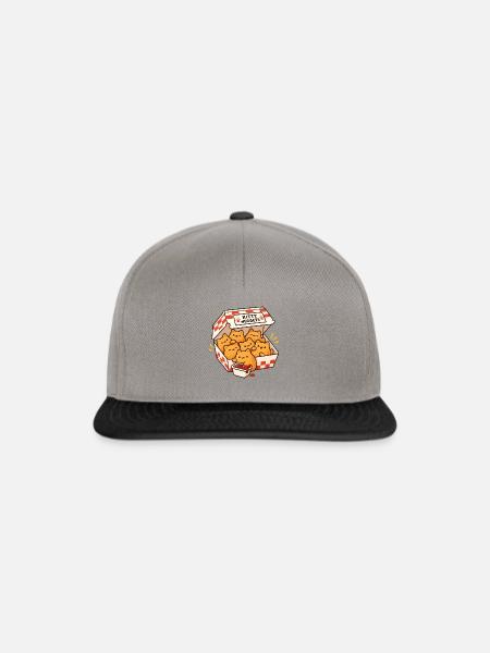 Kitty Nuggets Box - Snapback Cap - Graphit/Schwarz