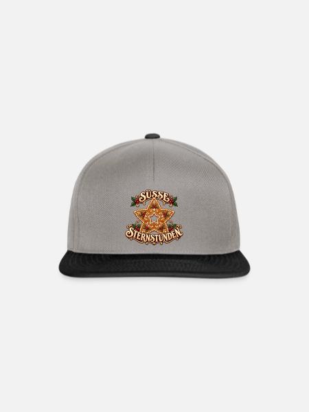 Süsse Sternstunden Sternkeks - Snapback Cap - Graphit/Schwarz