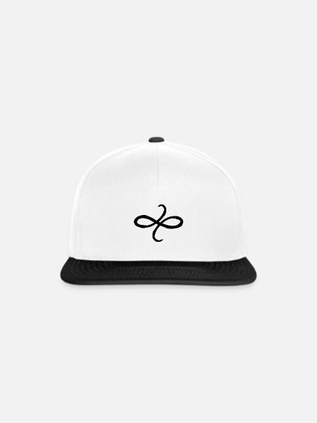 Keltische Symbole Freundschaft Geschenkidee - Snapback Cap - Weiß/Schwarz