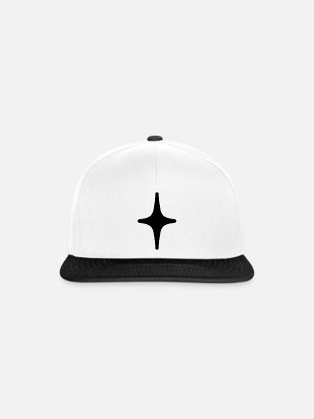 Y2K Logo - Snapback Cap - Weiß/Schwarz