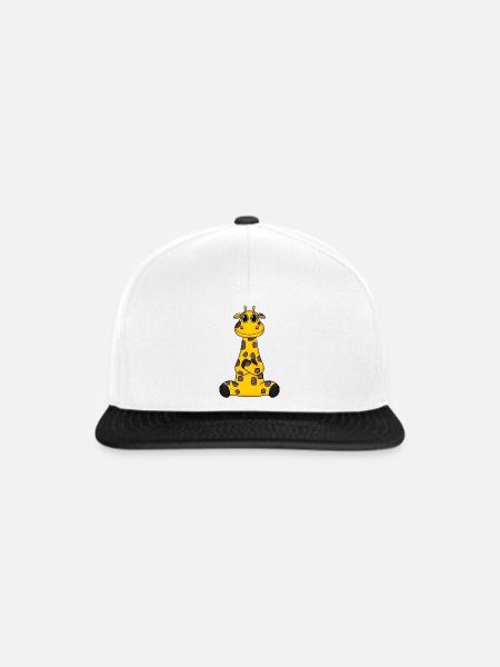 Giraffe - Snapback Cap - Weiß/Schwarz
