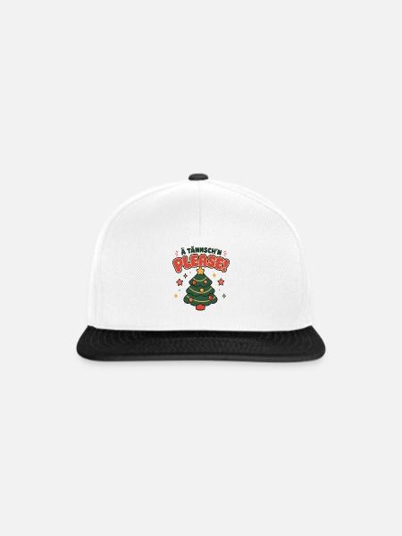 Ä Tännsch'n Please – Glühwein Saison - Snapback Cap - Weiß/Schwarz