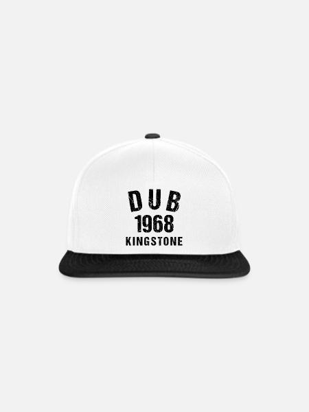 DUB 1968 Kingston - Snapback Cap - Weiß/Schwarz