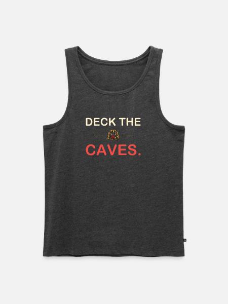 Deck die Höhlen – Höhlen-Geschenk - Männer Premium Bio Tank Top - Anthrazit meliert