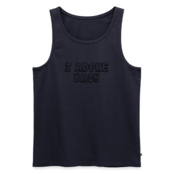 T-shirt de Johann Sebastian Bach - Débardeur bio Premium Homme - bleu marine - Devant - Michal (187cm)