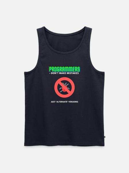 Programmierer Debugging T-Shirt Herren - Männer Premium Bio Tank Top - Navy