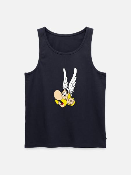 Asterix & Obelix Portrait Astérix - Débardeur bio Premium Homme - bleu marine