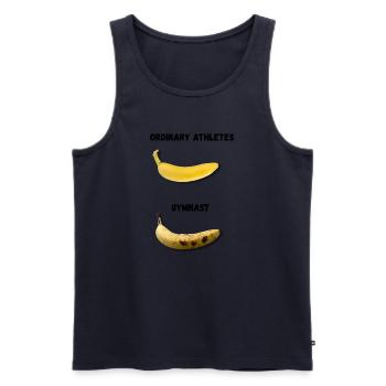  Ordinary Athletes vs Gymnast  - Männer Premium Bio Tank Top - Navy - Vorne - Michal (187cm)