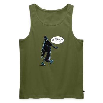 Asterix & Obelix - César veni vidi vici - Männer Premium Bio Tank Top - Khaki - Vorne - Michal (187cm)