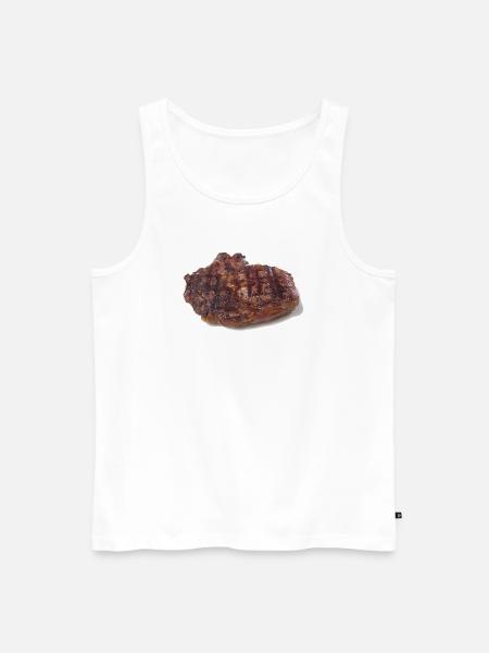 Steak - Débardeur bio Premium Homme - blanc