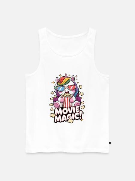 Movie Magic! - Men's Premium Organic Tank Top - white