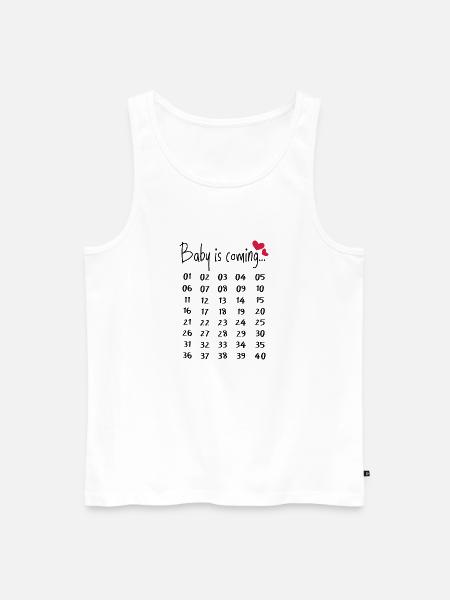 Sjov graviditet gravid gave forældre - Herre Premium økologisk tanktop - hvid