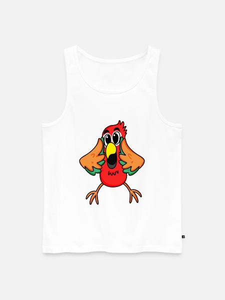 Parrot jungle - Men's Premium Organic Tank Top - white