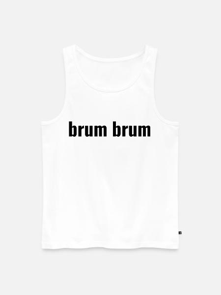 Brum Brum - Débardeur bio Premium Homme - blanc
