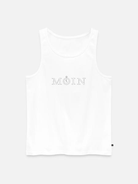 Moin - Männer Premium Bio Tank Top - Weiß