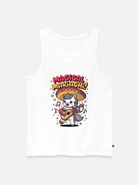 Magical Mariachi - Men's Premium Organic Tank Top - white
