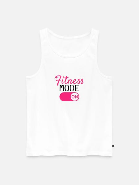 Mode fitness activé - Débardeur bio Premium Homme - blanc