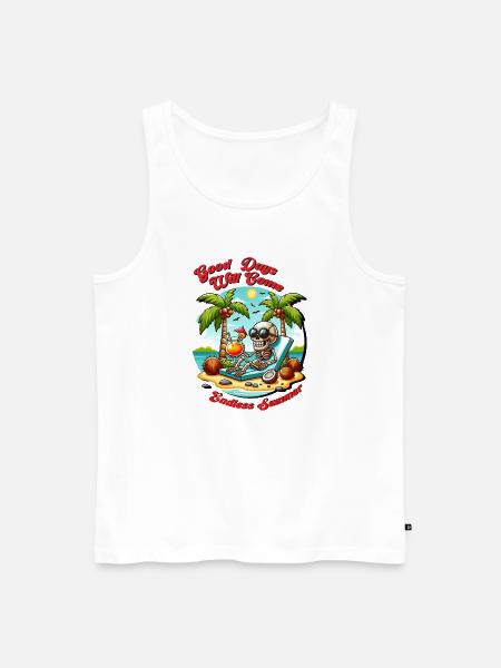 Summer good days - Men's Premium Organic Tank Top - white