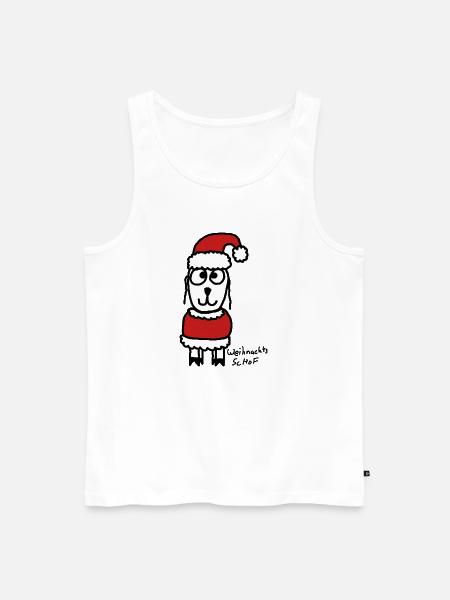 Weihnachts ScHoF - Männer Premium Bio Tank Top - Weiß