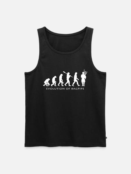 bagpipes - Men's Premium Organic Tank Top - black