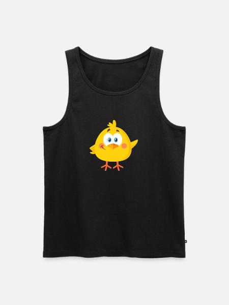 Little chick - Men's Premium Organic Tank Top - black