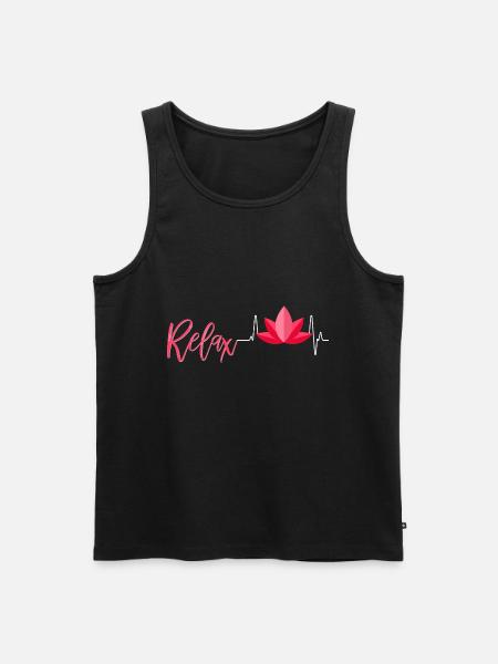 massage - Men's Premium Organic Tank Top - black