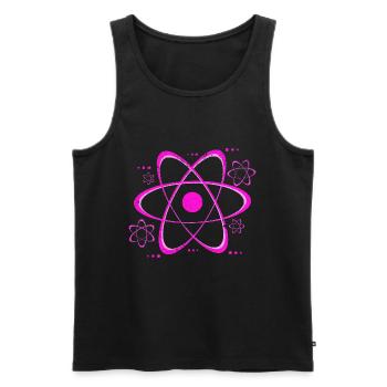 Physiker - Männer Premium Bio Tank Top - Schwarz - Vorne - Michal (187cm)