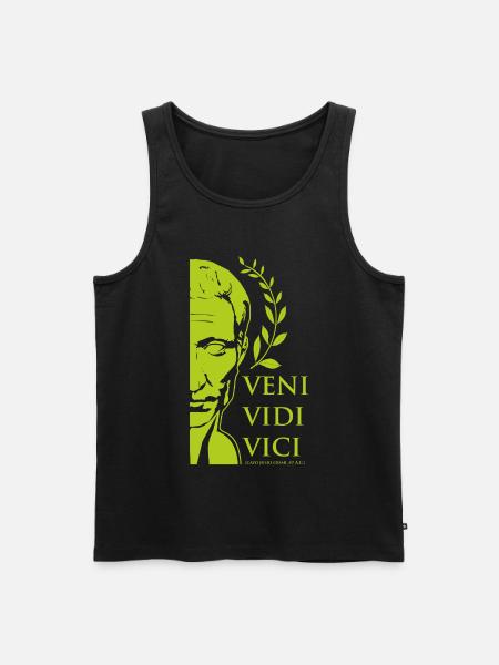 César vert - Débardeur bio Premium Homme - noir