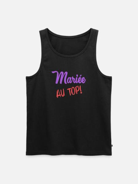 MARIEE - Débardeur bio Premium Homme - noir
