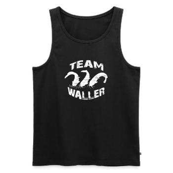 Welsangler - Sportfischer - Männer Premium Bio Tank Top - Schwarz - Vorne - Michal (187cm)