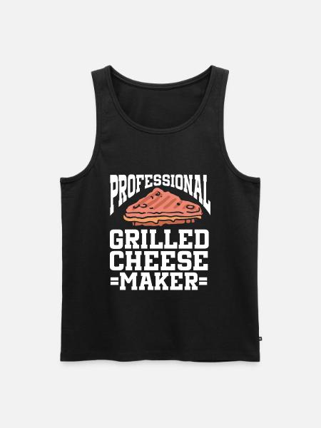 Cheese Making Cheese Lover - Men's Premium Organic Tank Top - black