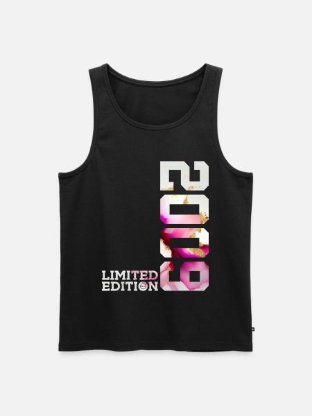 LIMITED EDITION 2009 17TH BIRTHDAY - Men's Premium Organic Tank Top - black