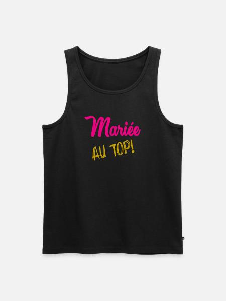 I CAN'T I'M MARRIED - Men's Premium Organic Tank Top - black