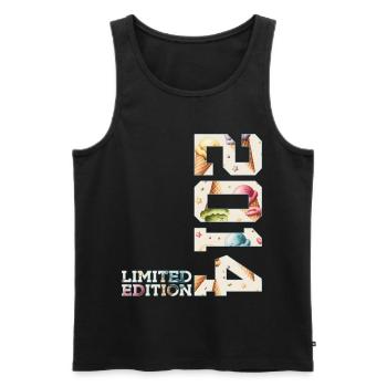SOMMER LIMITED EDITION 2014 EIS 12. GEBURTSTAG - Débardeur bio Premium Homme - noir - Devant - Michal (187cm)