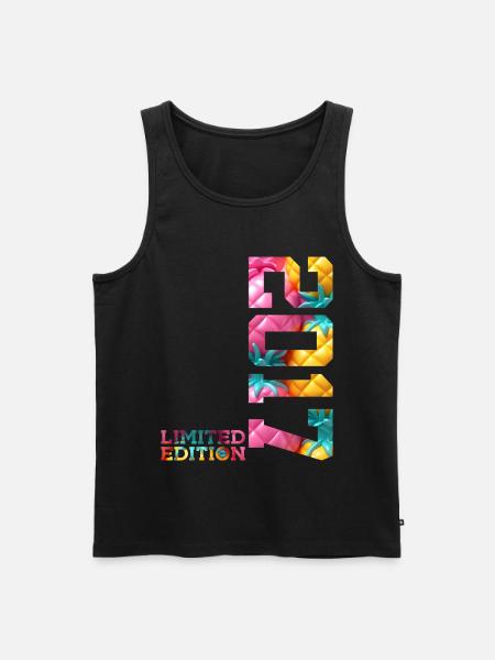 9TH BIRTHDAY LIMITED EDITION 2017 - Men's Premium Organic Tank Top - black