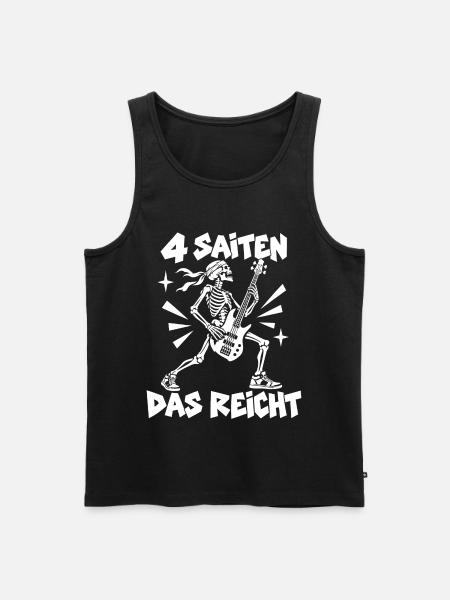 Vier Saiten reichen - Männer Premium Bio Tank Top - Schwarz