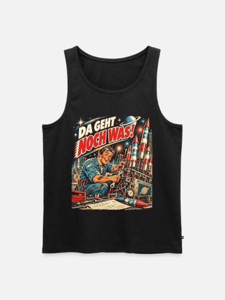 Da geht noch was – Feuerwerk - Männer Premium Bio Tank Top - Schwarz
