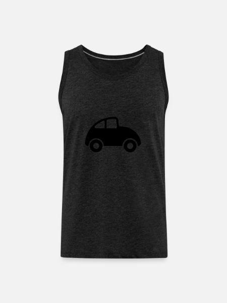 Auto - Männer Premium Bio Tank Top - Anthrazit