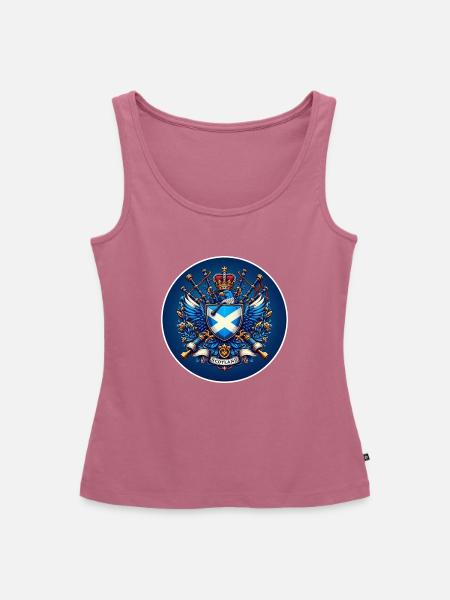 Scotland Logo - Frauen Premium Organic Tank Top - Mauve