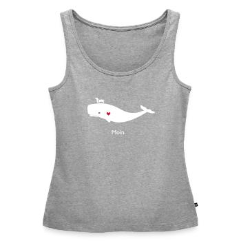 Pott und Teckel - Frauen Premium Organic Tank Top - Grau meliert - Vorne