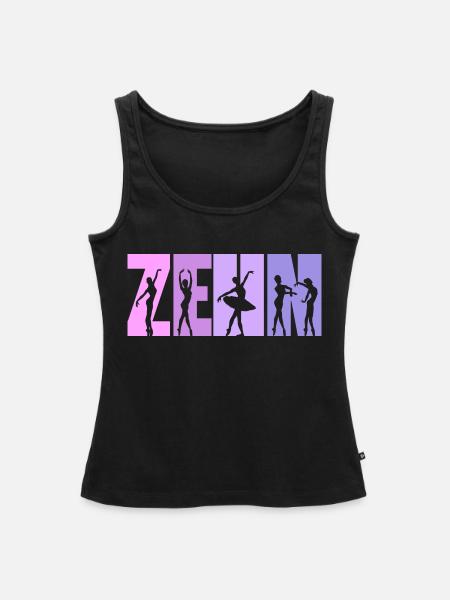 10. Geburtstag Mädchen 10 Jahre Ballet Ballerina - Frauen Premium Organic Tank Top - Schwarz